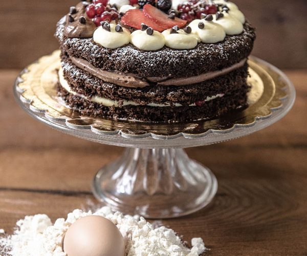 Torta con ganache al cioccolato pasticceria fratelli d'antonio terni